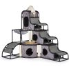 Prevue Pet Products Catville Tower - Gray Print