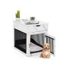 2-In-1 Dog House with Drawer and Wired Wireless Charging